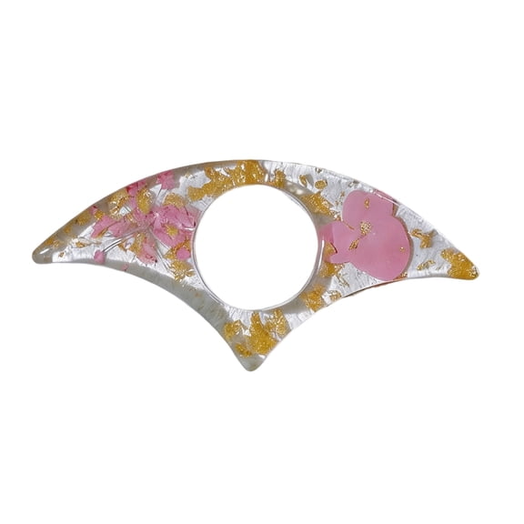 Dried Flower Resin Thumb Book Page Marker Textbook Novel Page Divider Ergonomic Bookmarks Page Divider for Reading Lover