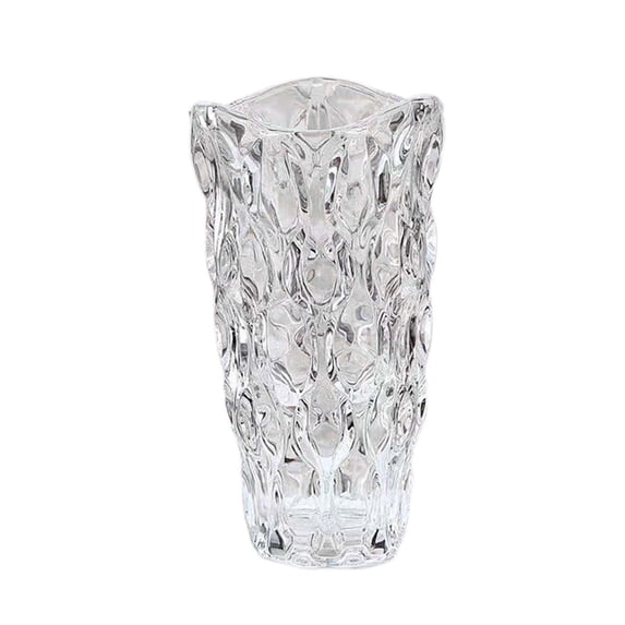 Dried Flower Vase Flower Pot Table Centerpiece Modern Tabletop Planter Decorative Plant Holder for Living Room Party Wedding Kitchen Table Clear Small