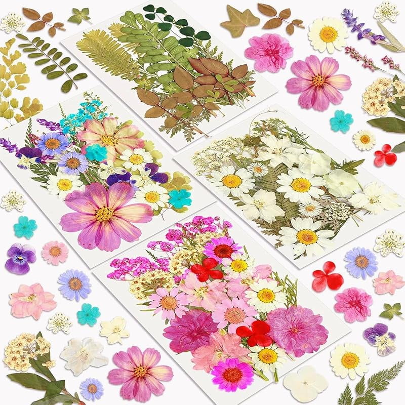 Aboofx Flower Press Kit, Craft Kits 8.6"x6.5" 8 Layers Wooden Flowers Pressing Kit For Crafts Pressed Flowers And Plant For DIY Art, Preservation For Bookmark Frame Wedding Flower Drying