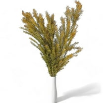 Dried Flowers Rosemary Branch Arrangement for Home Decor, 29.5 Inches - Brown