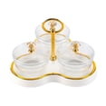 thumbnail image 1 of Dried Fruit Plate Divided Serving Dish Food Storage Box PET Material for Kitchen Restaurant Home Use, 1 of 9