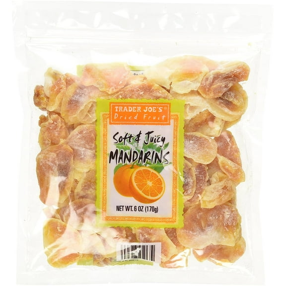 Dried Fruit Soft & Juicy Mandarins 6 Oz, (Pack of 5)