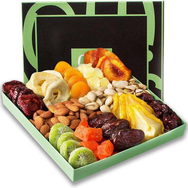 Dried Fruit and Nuts TMA3 Gift Basket Assorted Holiday Snack Box
