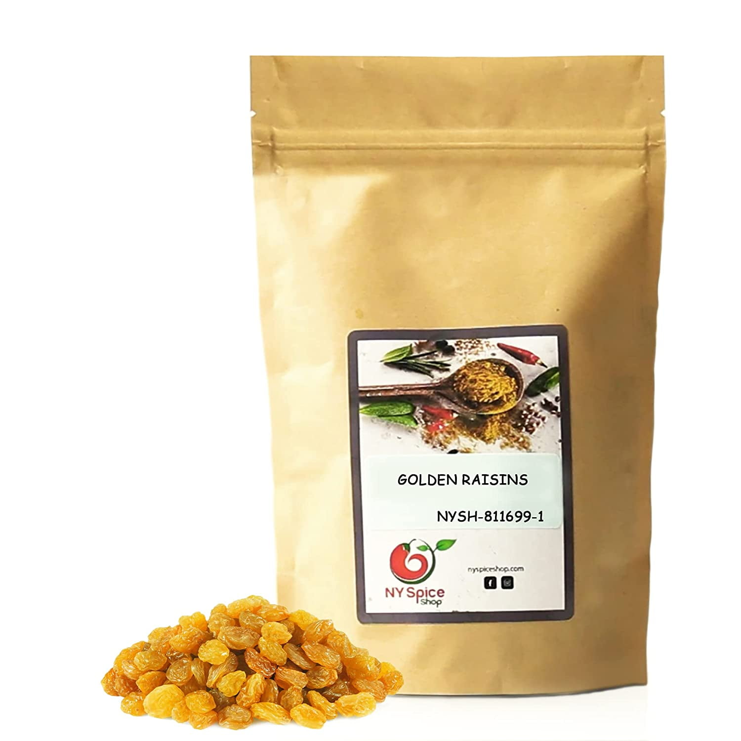 Dried Golden Raisins 8 Ounce Naturally Sweet Dried Fruit Gourmet