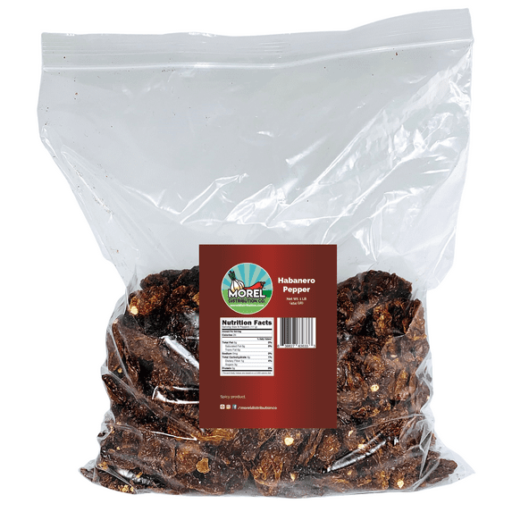Dried Habanero Pepper (Chile Habanero) 1 lb