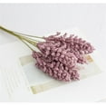 thumbnail image 1 of Dried Lavender Bunch Verdsylv Artificial Grain Ear Flower - 6 Stems Lavender Bunch for Diy Vase Arrangements - Realistic Texture & Flexible Stems - for Home Decor, Weddings & Table Centerpieces, 1 of 2