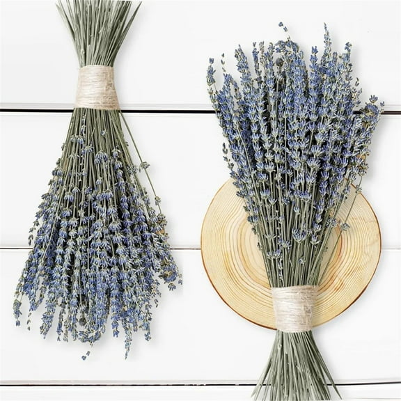 Dried Lavender Flower Bundle,200 Stems 16'' Preserved Lavender Bouquet,Dried Lavender,Dried Flower Bouquet for Home Decor,Vase,Crafts,Gift Wrap,Wedding