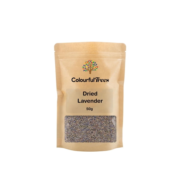 Dried Lavender Flowers 50g by Colourful Trees
