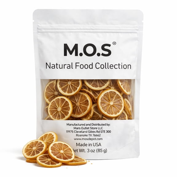 Dried Lemon Slices 3 oz Dehydrated Citrus Wheels Crunchy Lemon Rounds for Tea Cocktails Baking Cooking Garnish No Added Sugar No Preservatives Made in USA