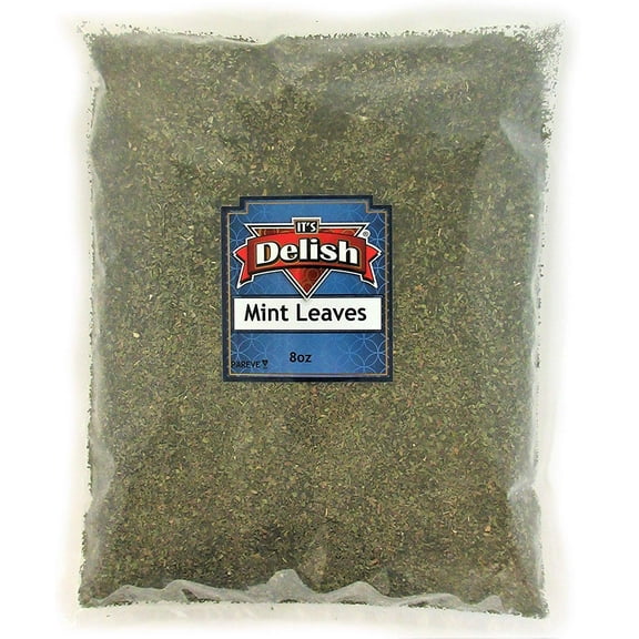 Dried Mint Leaves by Its Delish, 8 oz bag