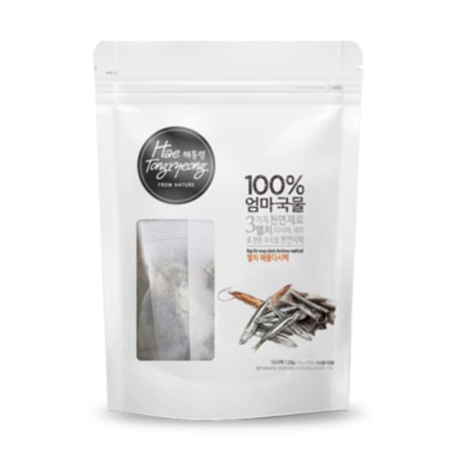 Dried Mix Seafood, Anchovy, Kelp Dashi Broth Tea Packet 16g X 8 Packets (Pack of 2)