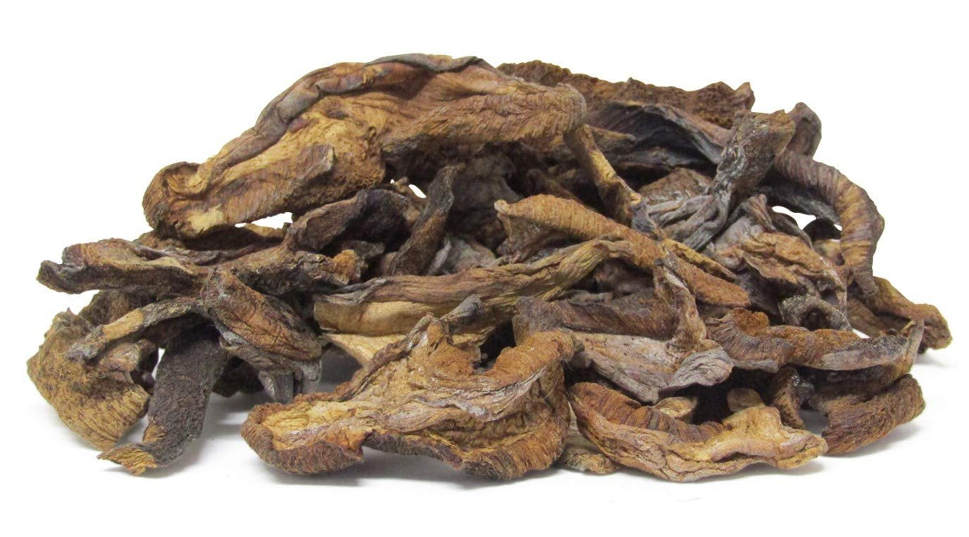 Dried Mushroom Slices Boletus Luteus by It's Delish, 4 Oz Bag  Chilean Sundried Dehydrated and Sliced Mushrooms for Cooking and Flavoring