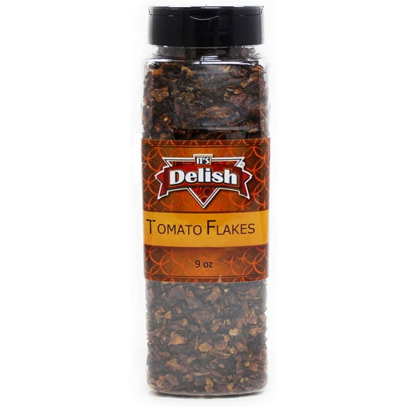 Dried Natural Tomato Flakes by Its Delish, Large Jar