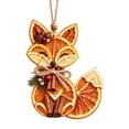 thumbnail image 1 of Dried Orange Slice Christmas Ornament Animal Shaped Natural Hanging Tree Decor Design D, 1 of 7