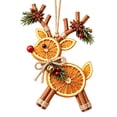 thumbnail image 1 of Dried Orange Slice Christmas Ornament Animal Shaped Natural Hanging Tree Decor Design G, 1 of 7