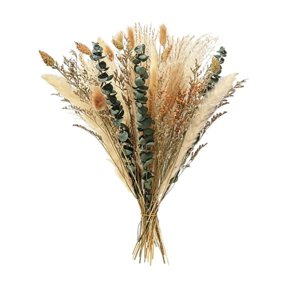 Dried Pampas Grass Decor With Bunny Tails Faux Boho Flowers For Wedding Home Table Party