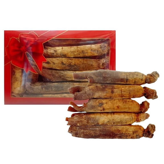 Dried Panax Red Korean Ginseng Root 6 Years Premium Grade (Root 8oz.)