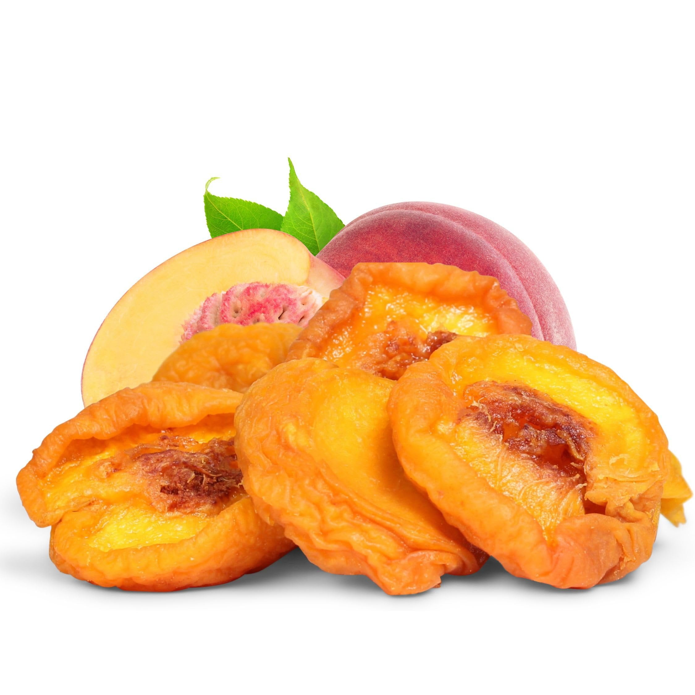 Dried Peaches by It's Delish, 2 Lbs Bulk Bag  Naturally Sweet Fancy Peach Halves Slices, No Sugar Added, Dried Fruit Healthy Snacks Fresh and Dry Sliced Peaches Snack  Vegan, Kosher