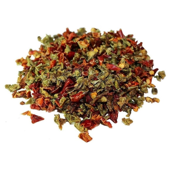 Dried Red and Green Bell Peppers Mix by It's Delish, 8 Oz