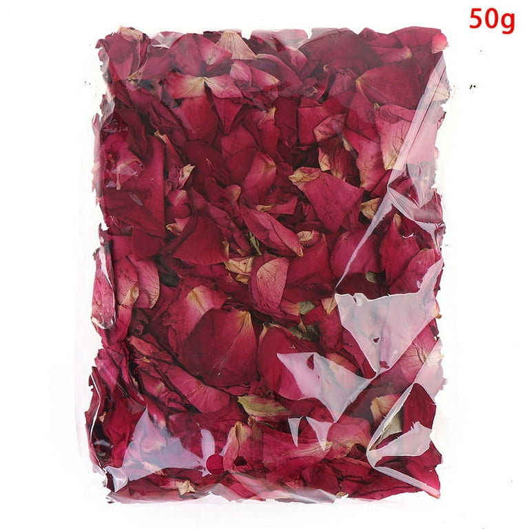 20/50/100G DIY Dried Rose Petals Spa Whitening Shower Aromatherapy Bathing Dried  Flower Petals Reduce