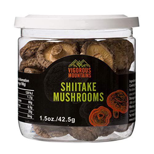 Dried Shiitake Mushrooms 1.5 Ounce Shitake Mushroom