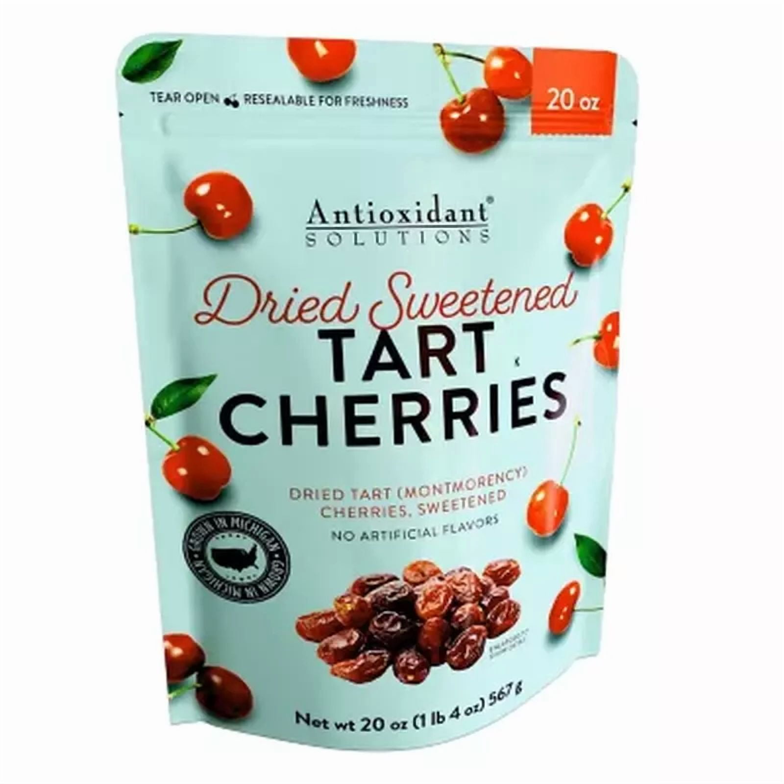 Dried Tart Montmorency Cherries, Sweetened, 20 Oz.