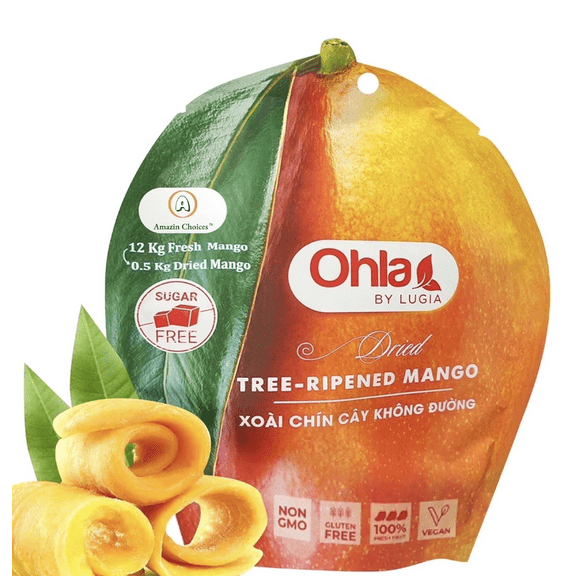 Dried Tree-ripened mango 200g (4 bags)