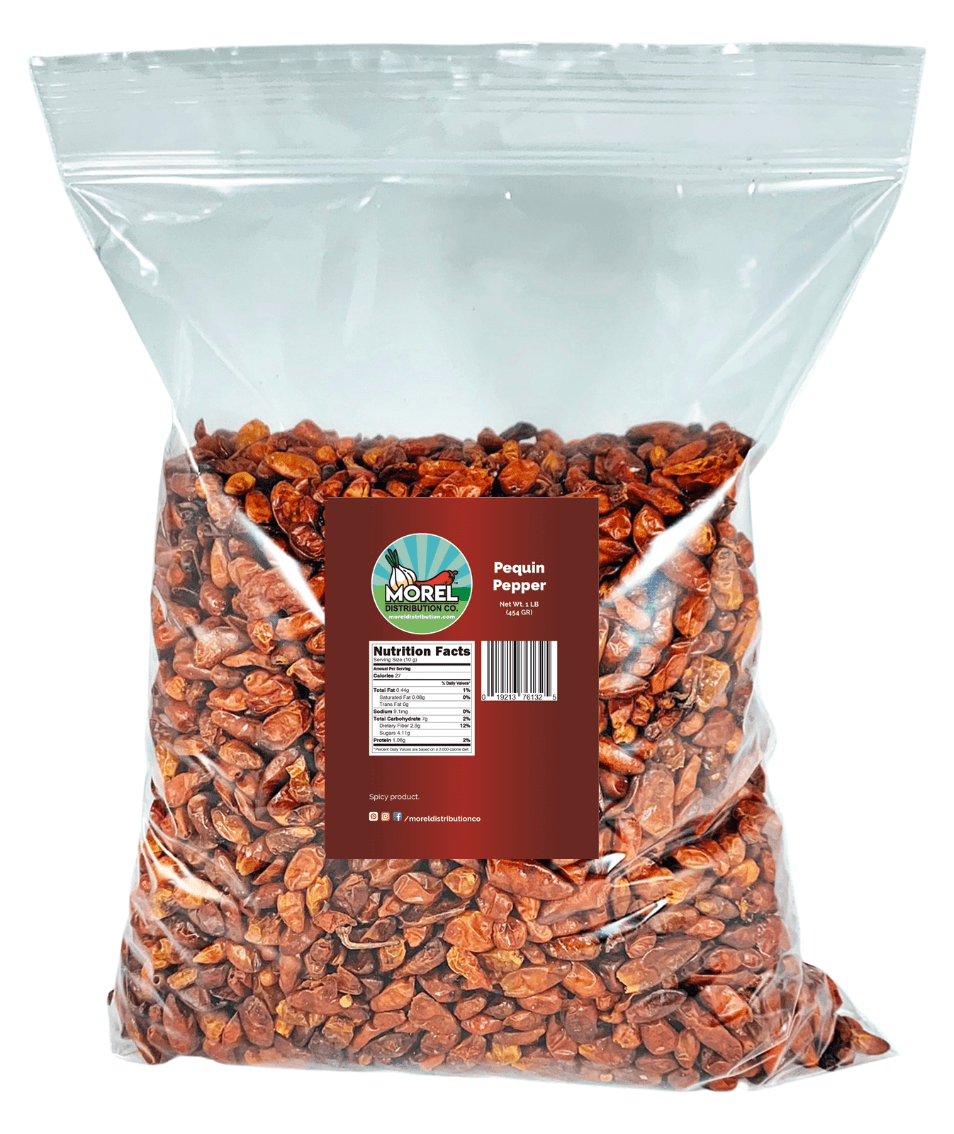 Dried Whole Chili Pequin Pepper (Chile Piquin) 1 lb