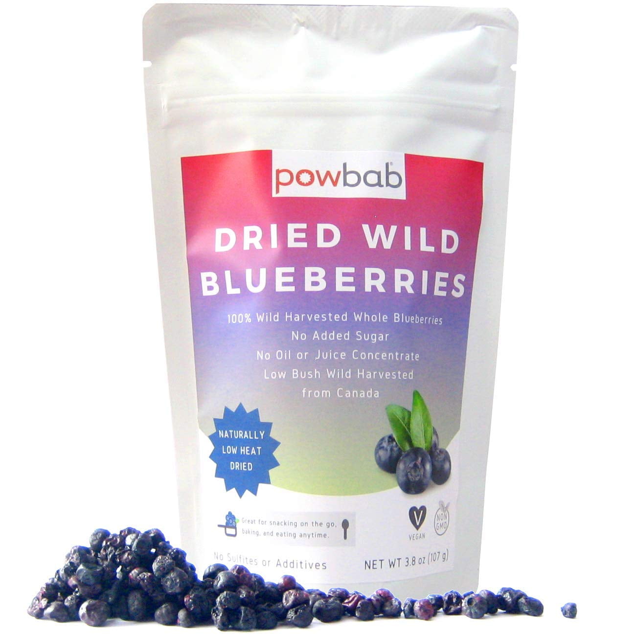 Dried Wild Blueberries. 100 Whole Dried Blueberries No Sugar Added. No