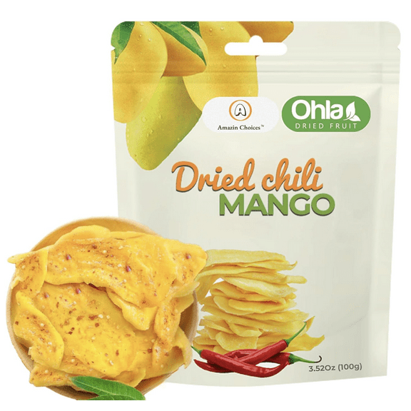 Dried chili mango 100g (4 bags)
