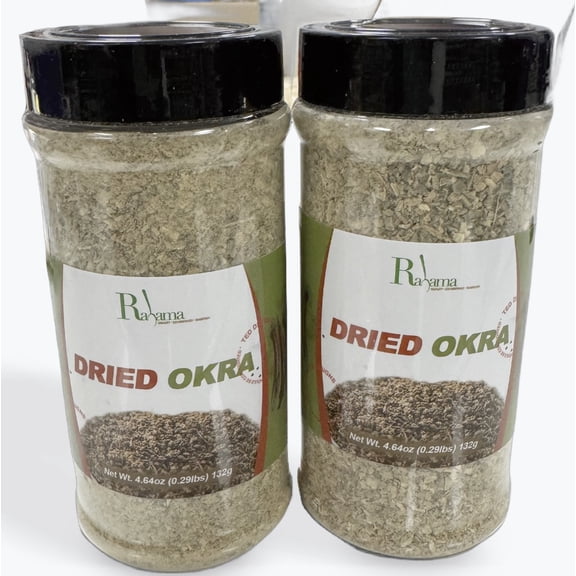 Dried okra powder. 2packs