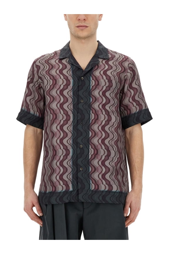 Vibrant Printed Casual Shirt With Classic Collar (Men's)