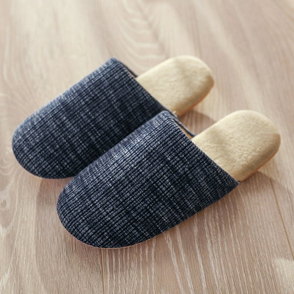 DrifWoo Unisex Silent and Comfortable House Slippers with Suede Sole Size 6-11