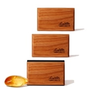 Drift Car Air Freshener Starter Kit - Wooden Deodorizer - Vehicle Odor Remover - Auto Scent Diffuser - Long-Lasting Car Freshening - Amber 3 Pack - CLIP INCLUDE