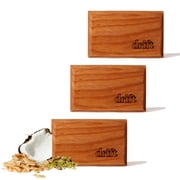Drift Car Air Freshener - The Original Wood Air Freshener - Car Odor Eliminator - Long Lasting Scent - Metal Clip - Clean Ingredients - Coconut & Pistachio Scent 3 Pack Refill - NO CLIP INCLUDED