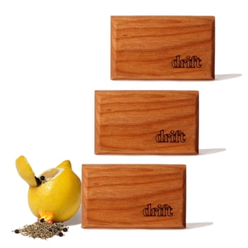 Drift Car Air Freshener - The Original Wood Air Freshener - Car Odor Eliminator - Long Lasting Scent - Metal Clip - Essential Oils - John Wick Scent 3 Pack Refill - NO CLIP INCLUDED