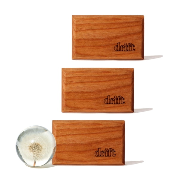 Drift Car Air Freshener - Wood Fragrance - Automotive Odor Eliminator - Car Fresheners Long Lasting - Open Air Scent Refill - Pack of 3 - NO CLIP INCLUDED