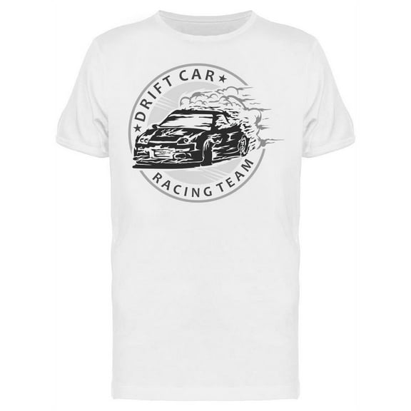 Drift Car: Racing Team T-Shirt Men -Image by Shutterstock, Male Large