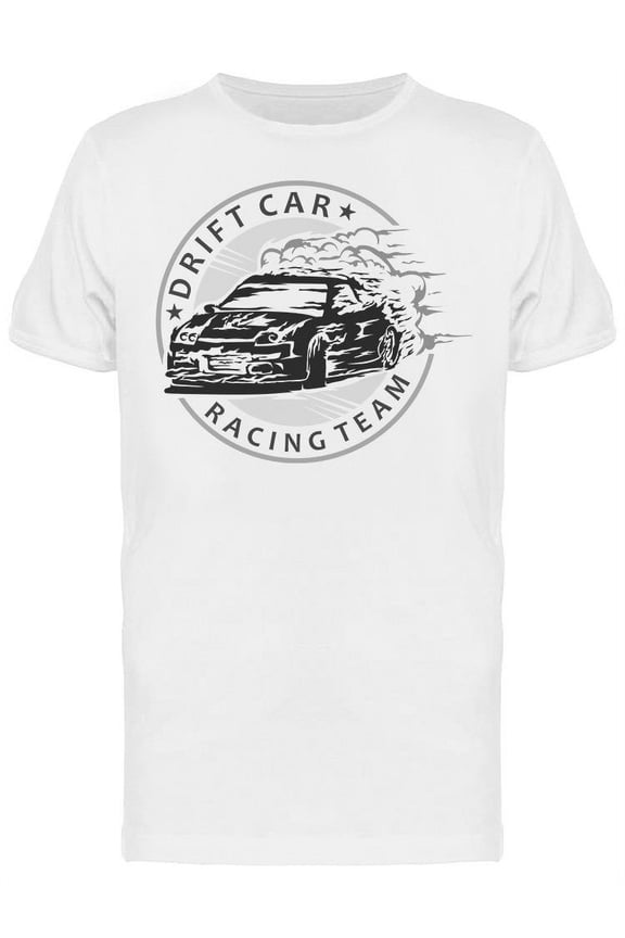 Drift Car: Racing Team T-Shirt Men -Image by Shutterstock, Male Small
