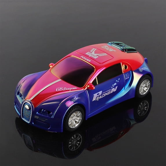 Drift Car Toy, ZzCityTK Light Sound Push Activated Sports Car, Cool Racer ABS Plastic No Batteries Kids Gift Ages 3+, Red