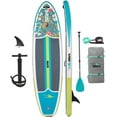thumbnail image 1 of Drift Classic Inflatable Paddle Board - SUP Paddle Board & Accessories for Water Adventures - Portable Stand-Up Paddle Board for Easy Packing - Native Floral, Adult, 10 feet 8 inches, 1 of 8