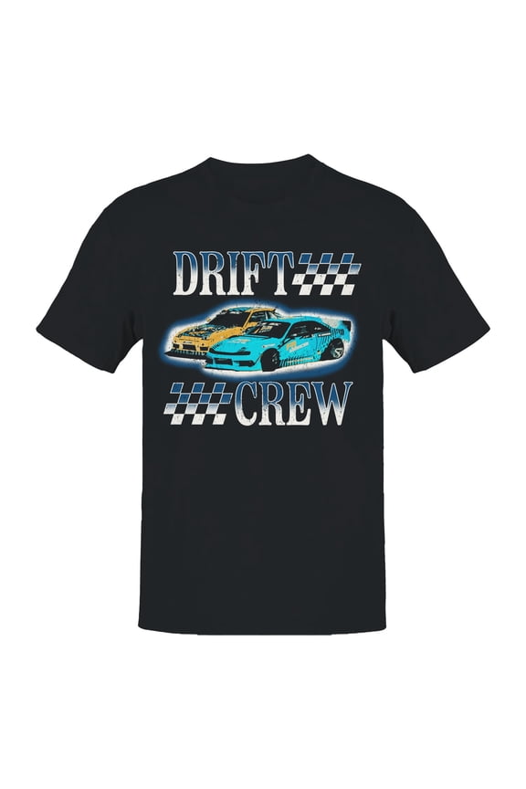 Drift Crew Racing Design Men's T-shirt
