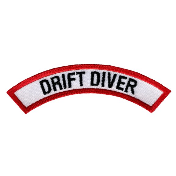 Drift Diver Scuba Certification Chevron Embroidered Iron-On Patch