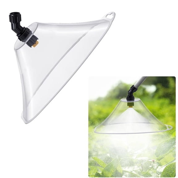 Drift Guard with Flat Sprayer Nozzle,Happon Drift Guard for Sprayer,Portable Back Pack Sprayers Wind Resistant Hood Nozzle Shade Sprayer Accessory Prevents Fine Droplets from Drifting