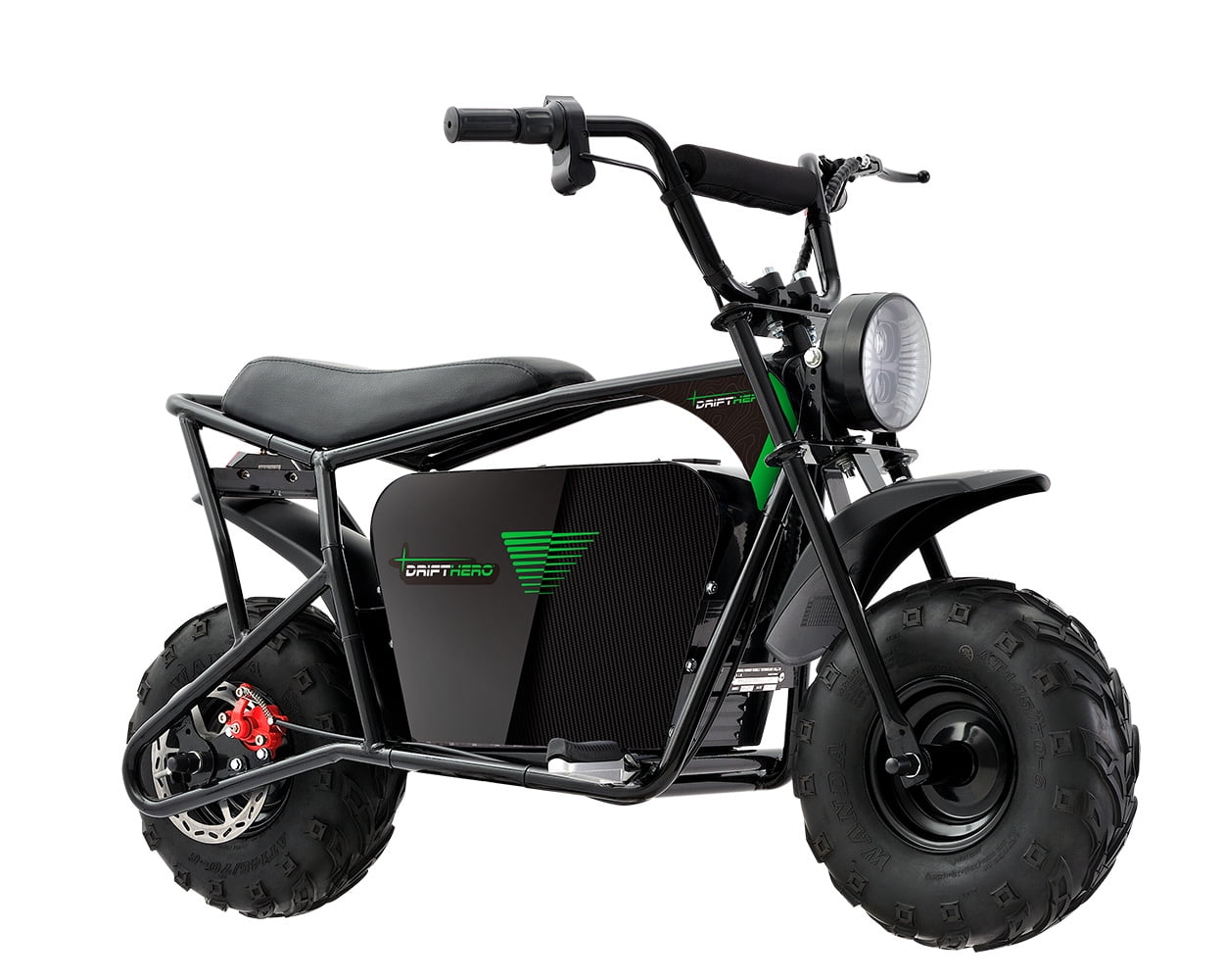 Drift Hero 1000W 19 Mph Electric Mini Bike, Black