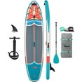 thumbnail image 1 of Drift Inflatable Stand Up Paddle Board - SUP Paddle Board and Accessories, Including Pump, Paddle, and More - Native Floral, Adult, 11'6", 1 of 8