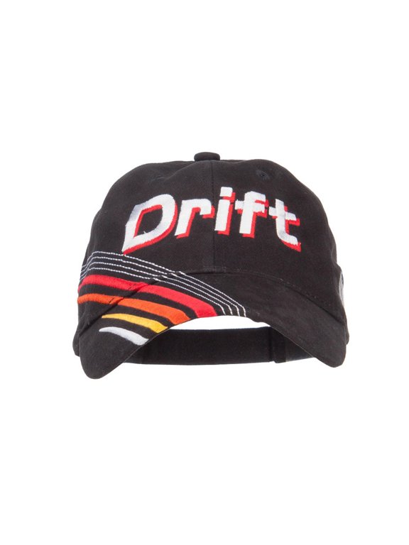 Drift King Race Embroidered Deluxe Cap - Black OSFM