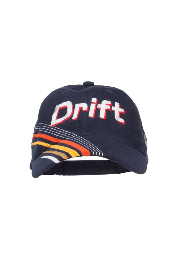 Drift King Race Embroidered Deluxe Cap - Navy OSFM