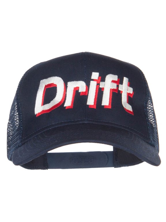 Drift Racing Embroidered Mesh Cap - Navy OSFM