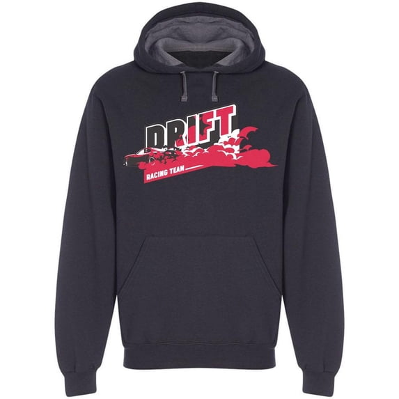 Drift Racing Team Hoodie Men -Image by Shutterstock, Male Medium